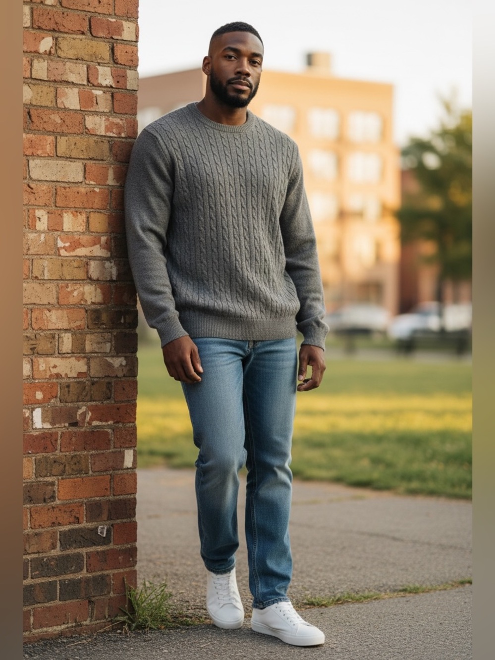 NWT Dockers Cable Knit Sweater